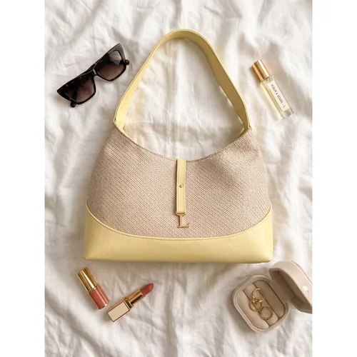 Bolsa Arethusa personalizada con letras metálicas