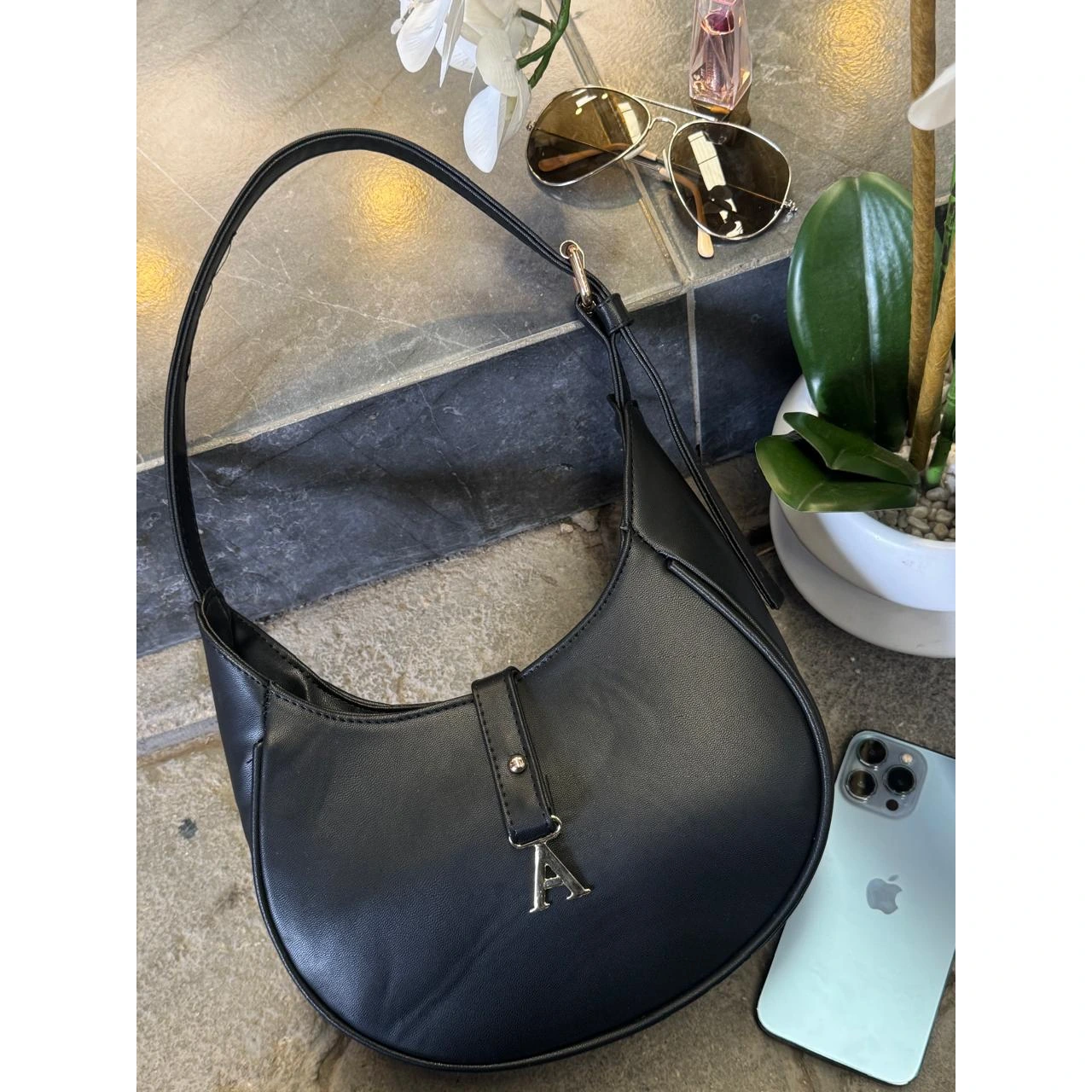 Elara — bolsa personalizada con letras metálicas
