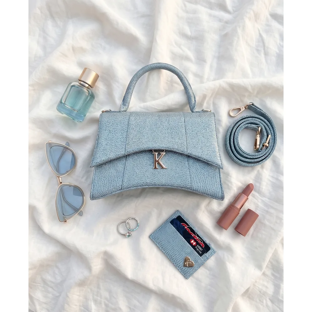 Eurídice — bolsa personalizada con letras metálicas