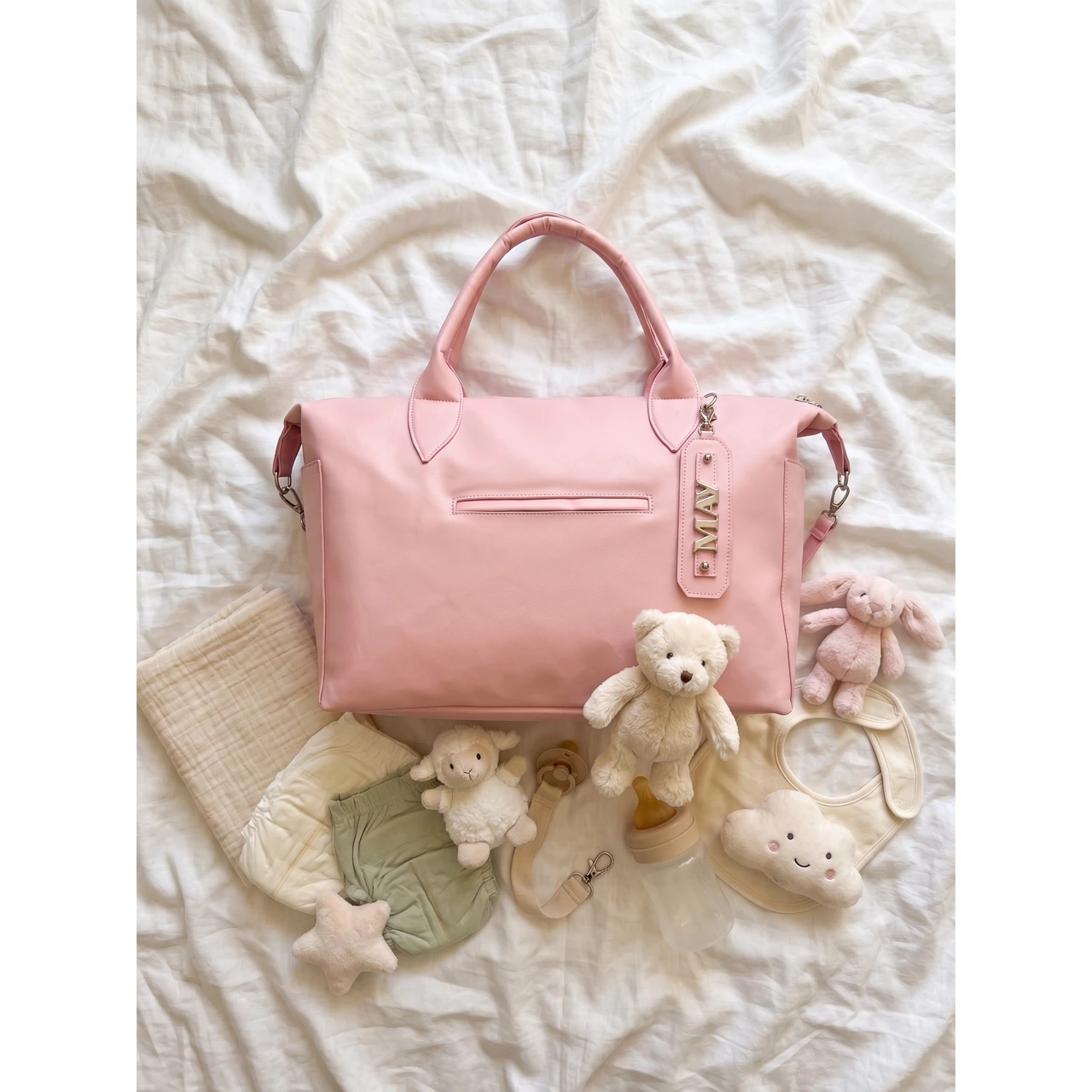 Evadne — bolsa personalizada con letras metálicas