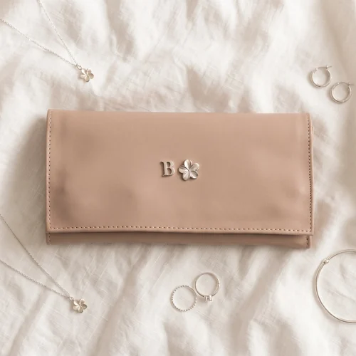 Joyero de Viaje con letras metálicas personalizadas