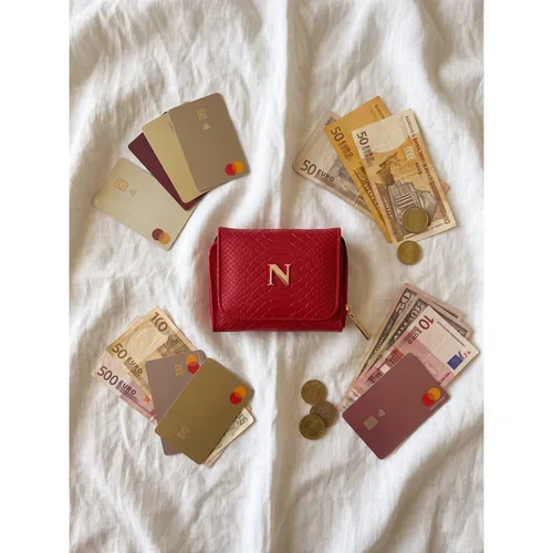 Bolsa Mini cartera personalizada con letras metálicas