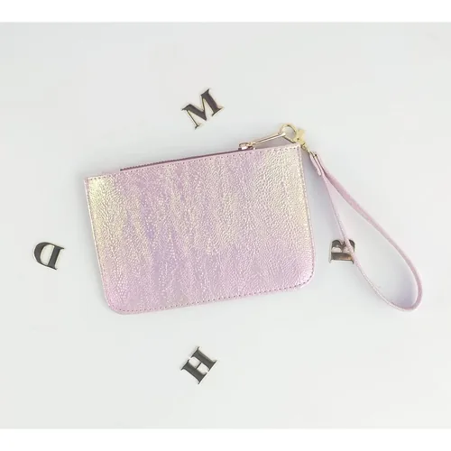 Bolsa Monederos personalizada con letras metálicas