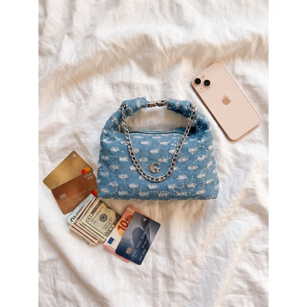 Niké — bolsa personalizada con letras metálicas