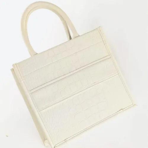 Bolsa Tote Cleo Midi personalizada con letras metálicas