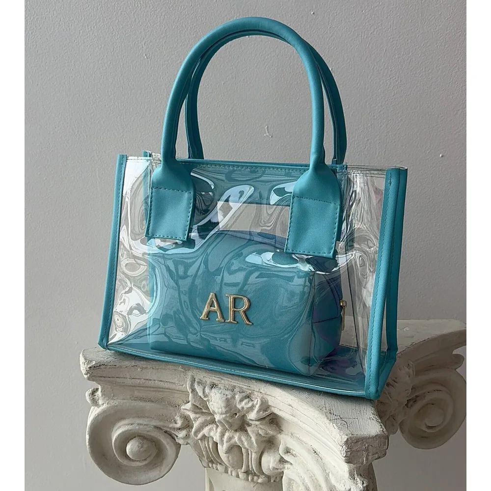Tote Micaela — bolsa personalizada con letras metálicas