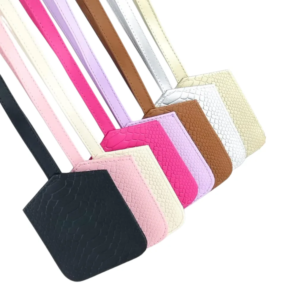 Travel tag — bolsa personalizada con letras metálicas